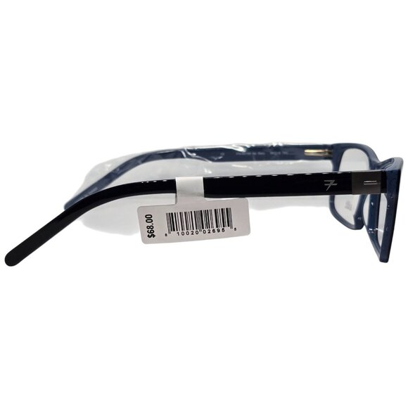 Fatheadz HS Gary Rx Navy Blue Rectangular Eyeglass Frames 58-18-150 Ultimate Fit - Picture 7 of 8